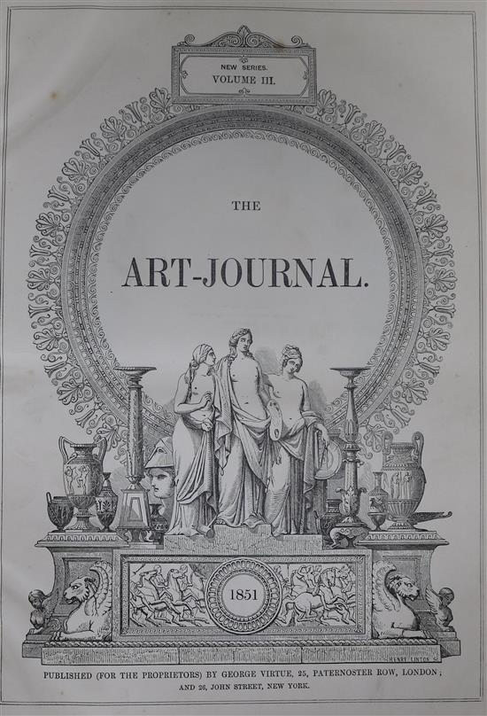 Two vols of Art Journal 1851